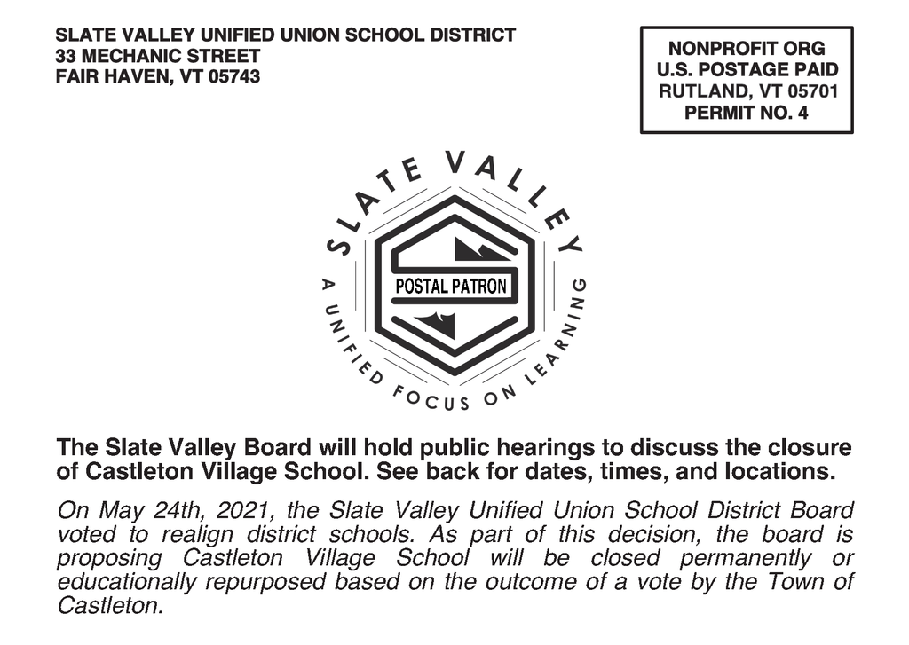 Public Hearing - CVS Closure