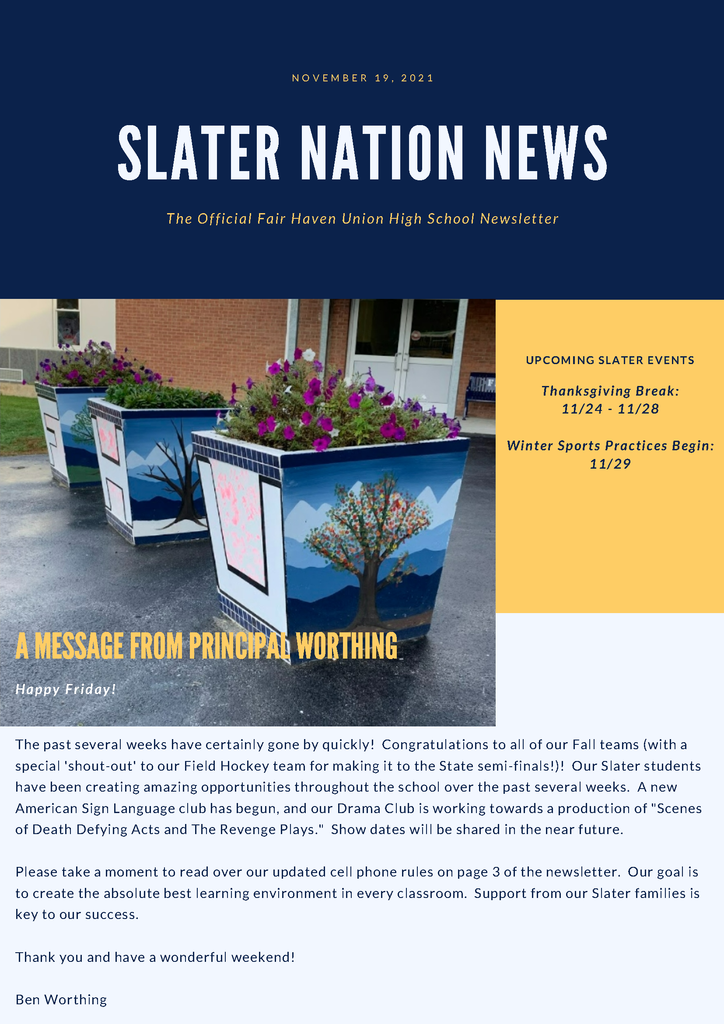 Slater Nation News