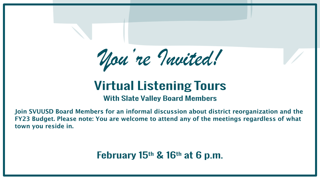 Virtual Listening Tours