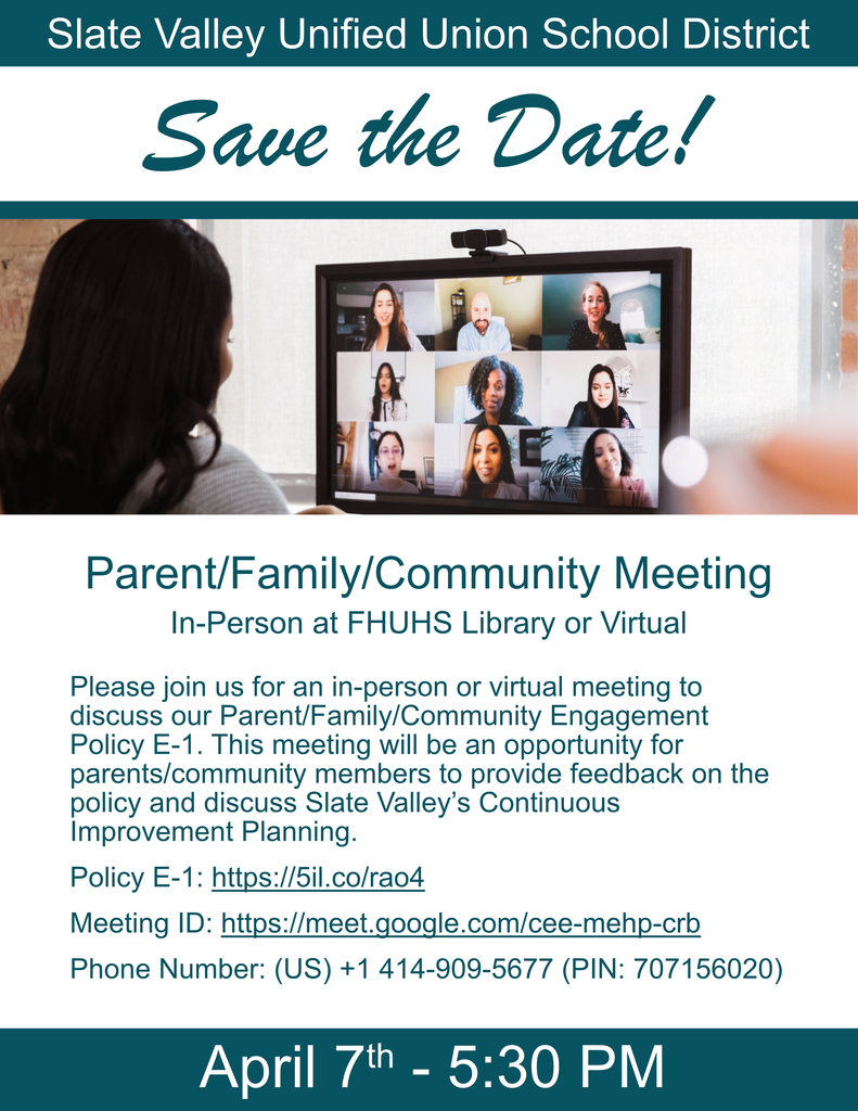 Parent Engagement Meeting