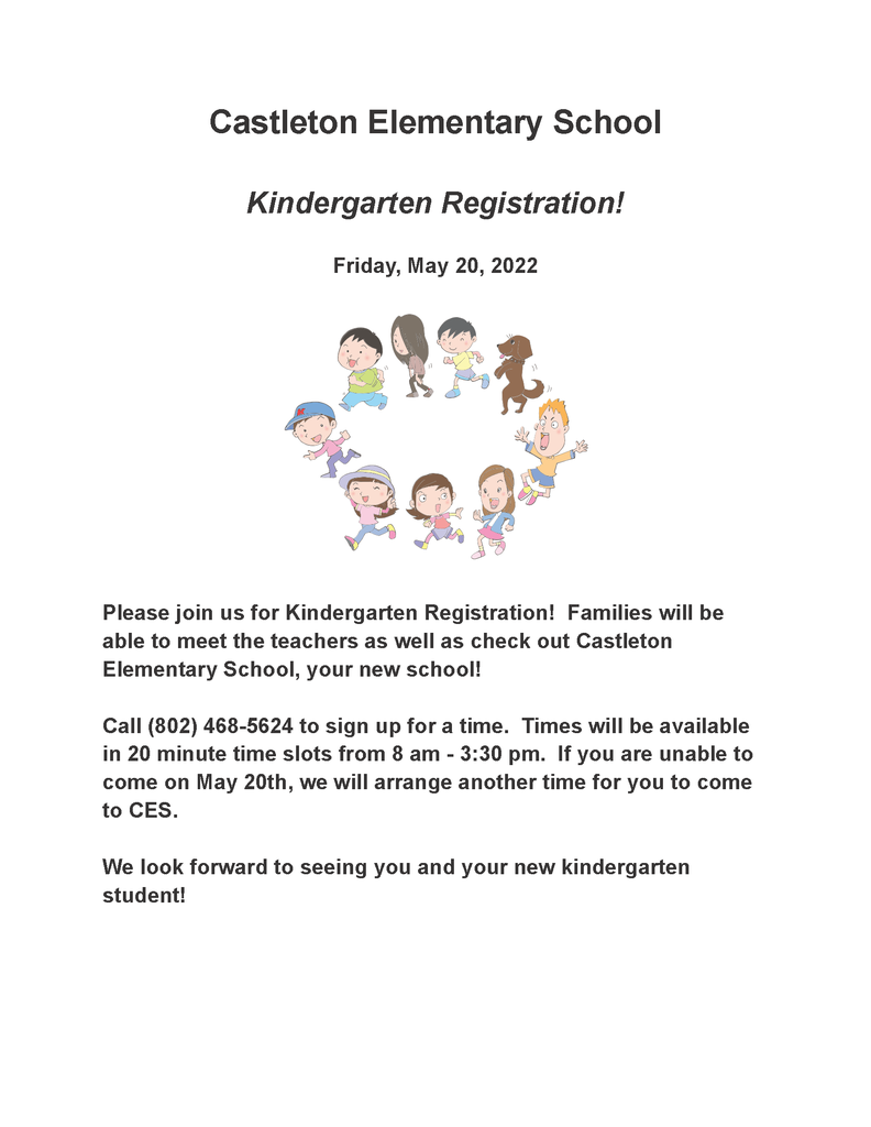 CES Kindergarten Registration