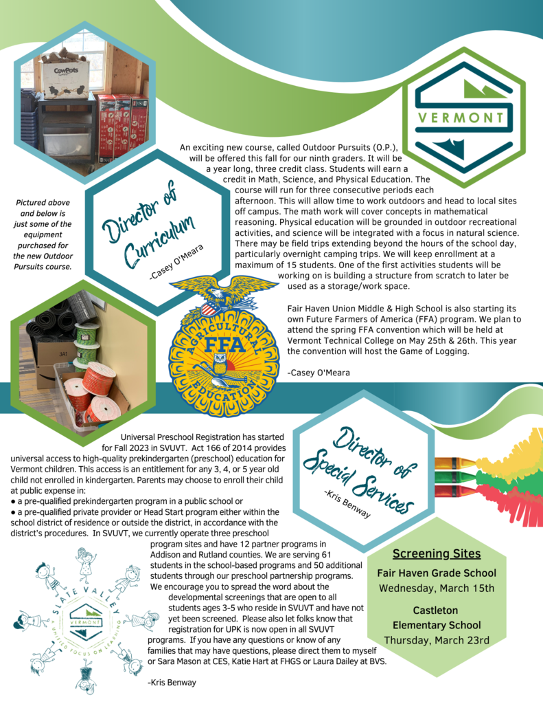March District Newsletter page 2