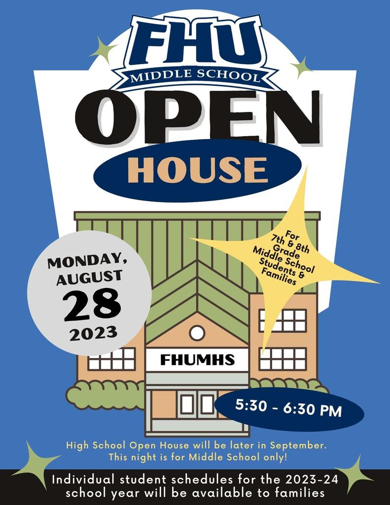 FHU Middle School Open House