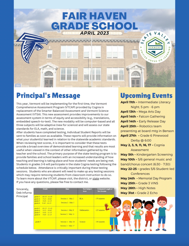 Fair Haven Grade School Newsletter